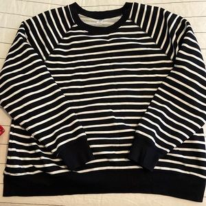 Old Navy XL striped sweatshirt